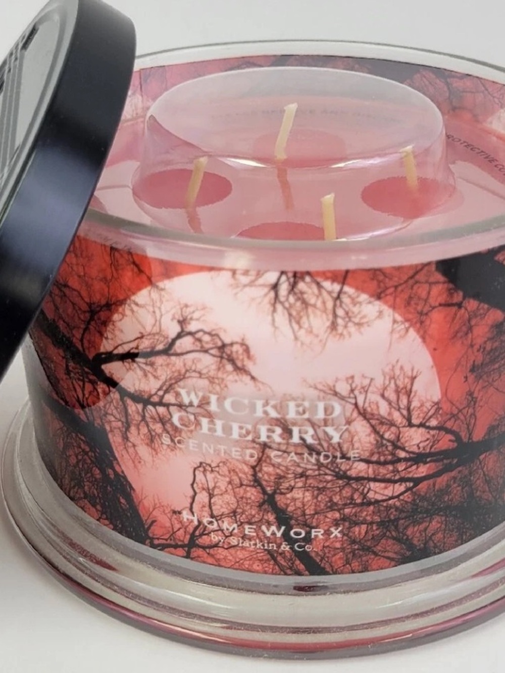🆕 Slatkin & Co Candle WICKED CHERRY Halloween Luxury Fragrance 4 Wick Large NEW